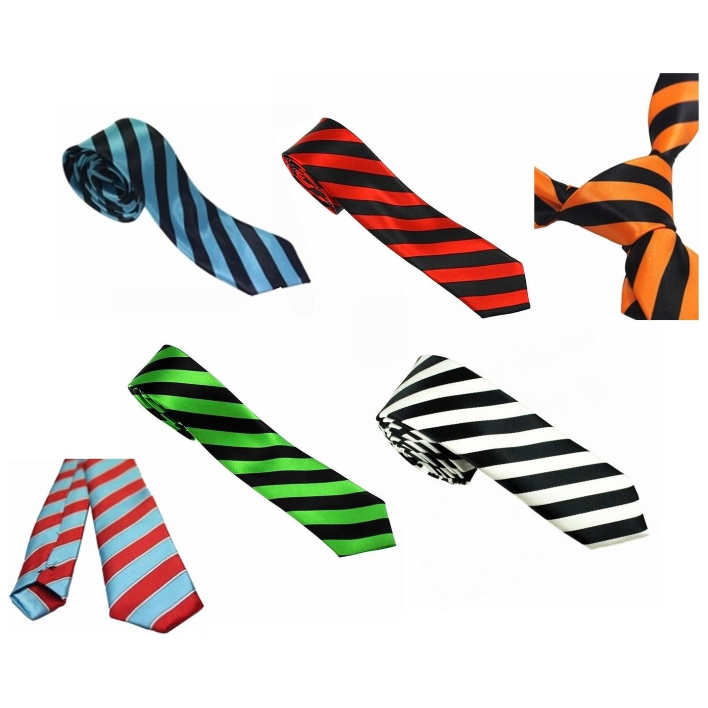 Men's Sports Presentation Striped Neck Ties