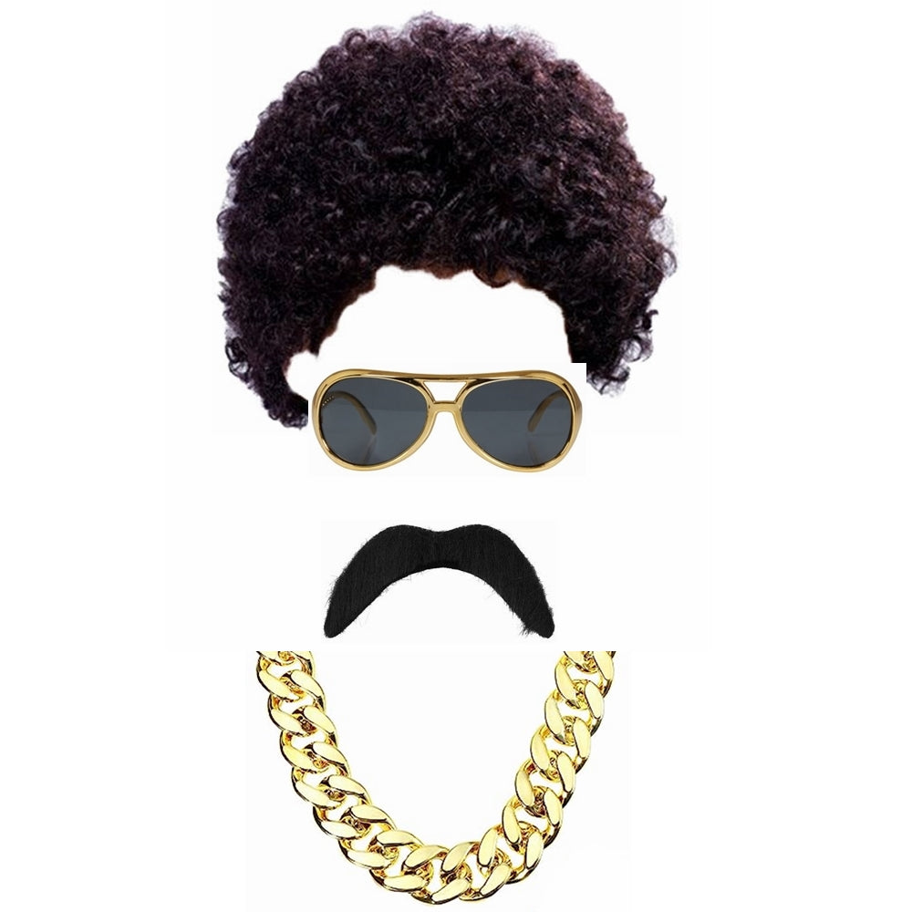 Adult 1970s Disco Pimp Set