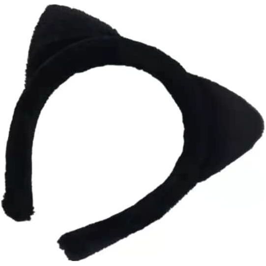 Black Cat Furry Ears on Headband - Manchester Fancy Dress