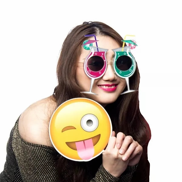 Novelty Cocktail Plastic Sunglasses