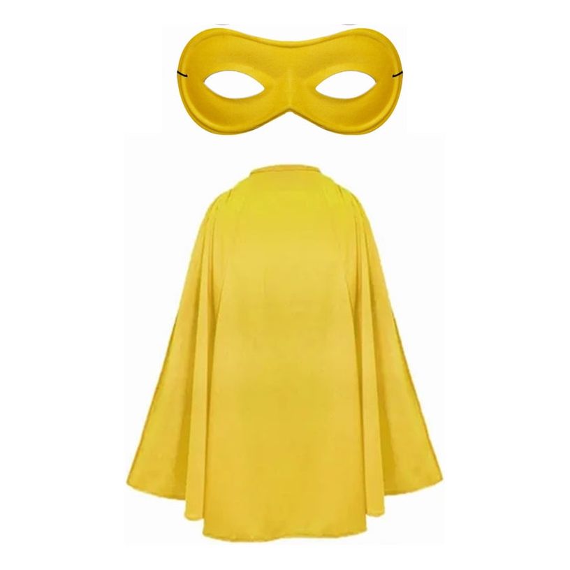 Adult 40 Inches Super Hero Capes & Eye Masks