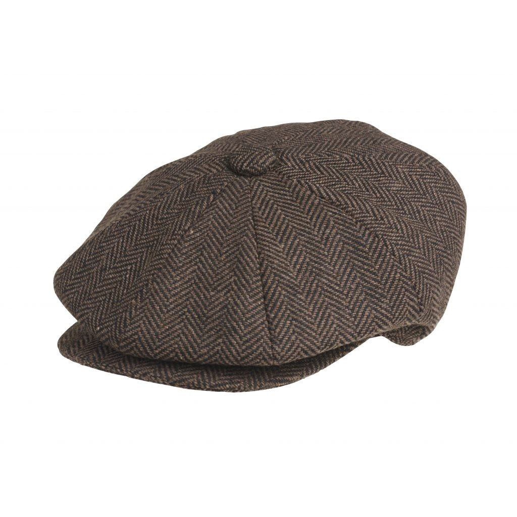 1920's Peaky Blinder Herringbone Cap - Manchester Fancy Dress