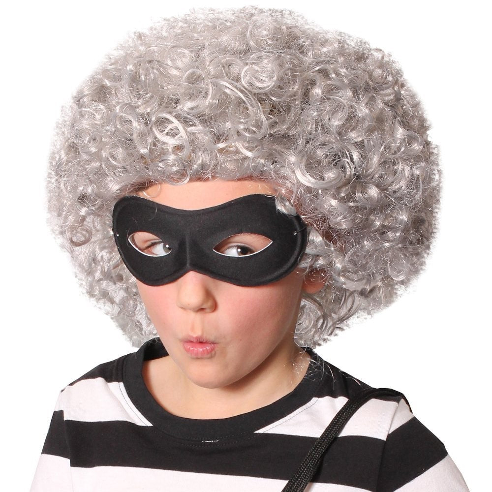 Adult's & Child's Grey Gangsta Granny Curly Wig - Manchester Fancy Dress