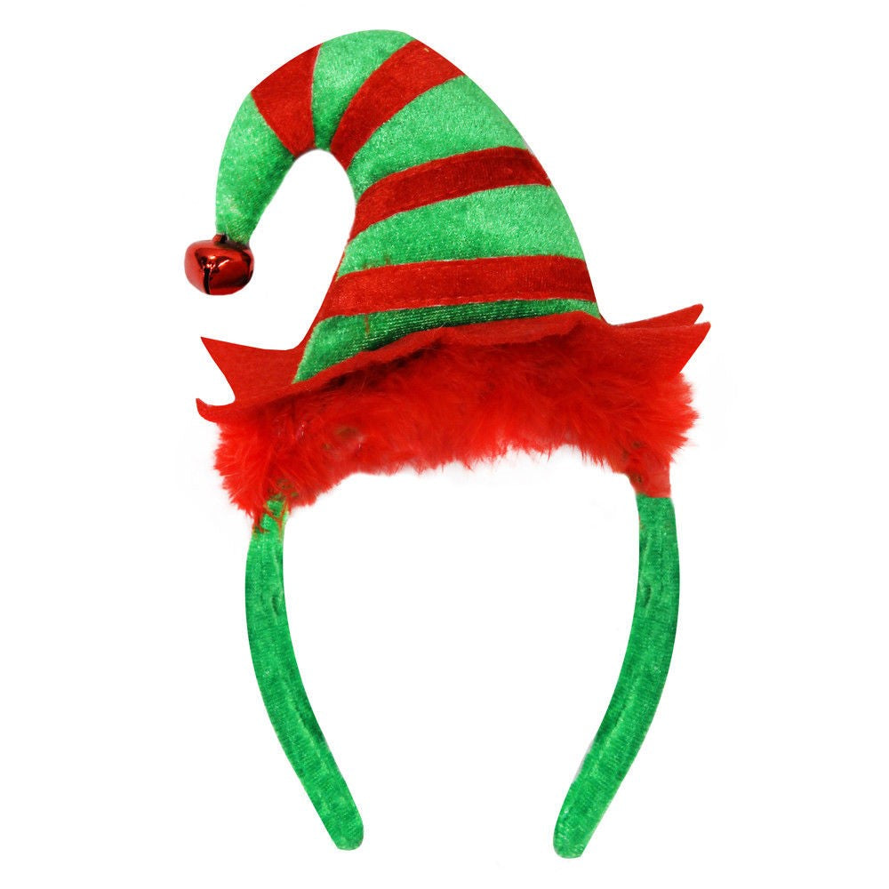 Mini Christmas Novelty Elf Santa Headbands - Manchester Fancy Dress