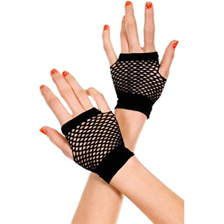 1980's Short Fishnet Gloves - Manchester Fancy Dress