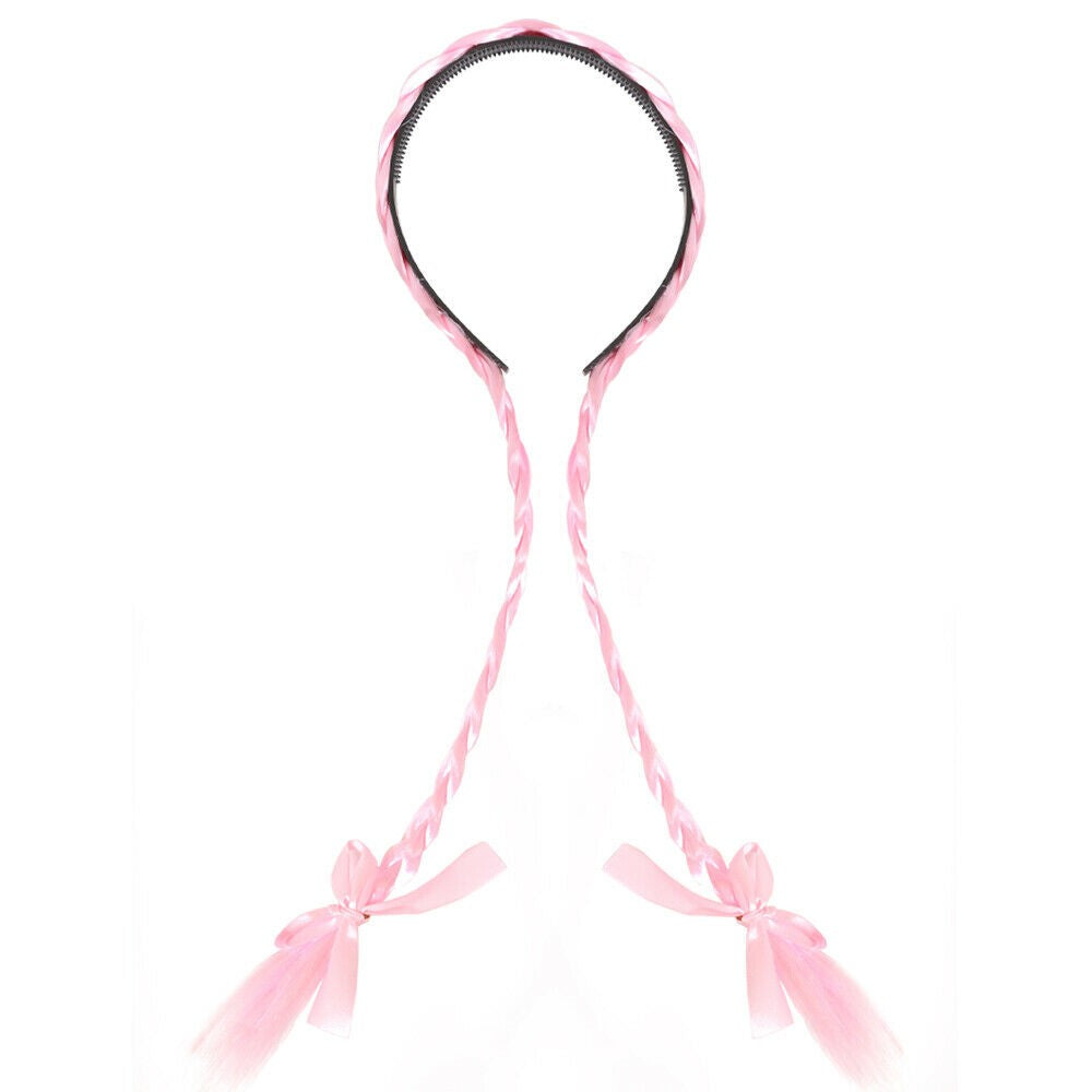 Plaits on Headband with Bows - Manchester Fancy Dress