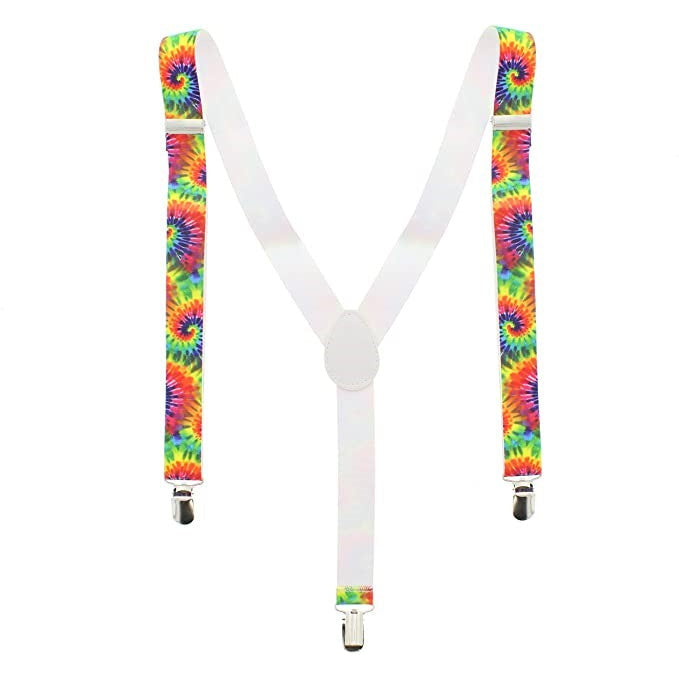Tie Dye Design Braces - Manchester Fancy Dress