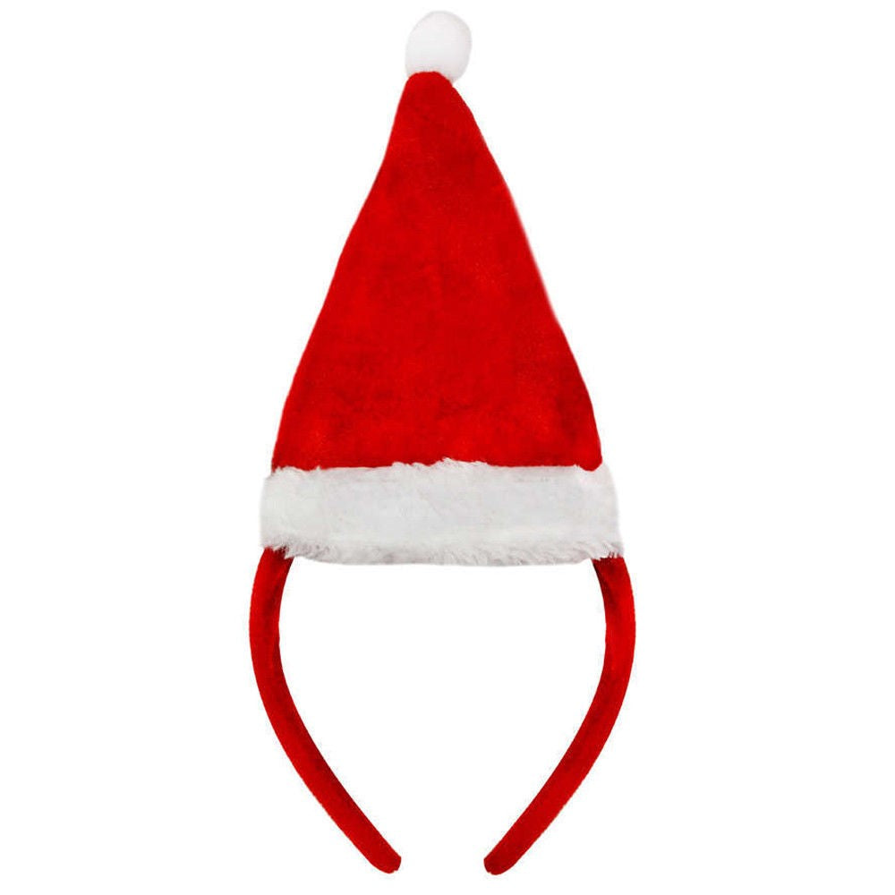 Mini Christmas Novelty Elf Santa Headbands - Manchester Fancy Dress