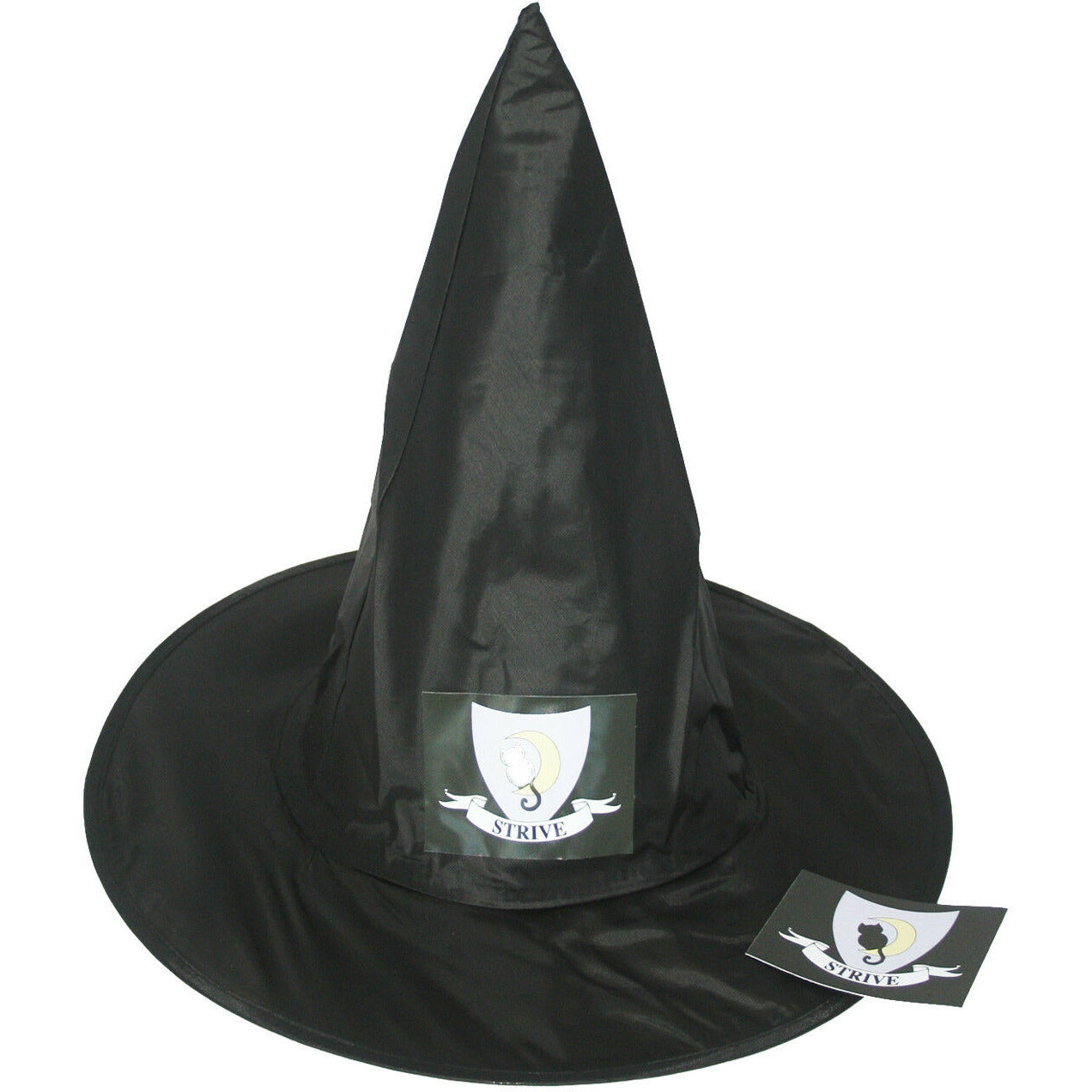 Adult's Witch Hat with Strive Badge - Manchester Fancy Dress