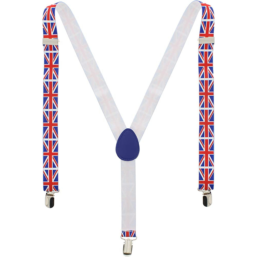 Union Jack Patriotic Braces - Manchester Fancy Dress