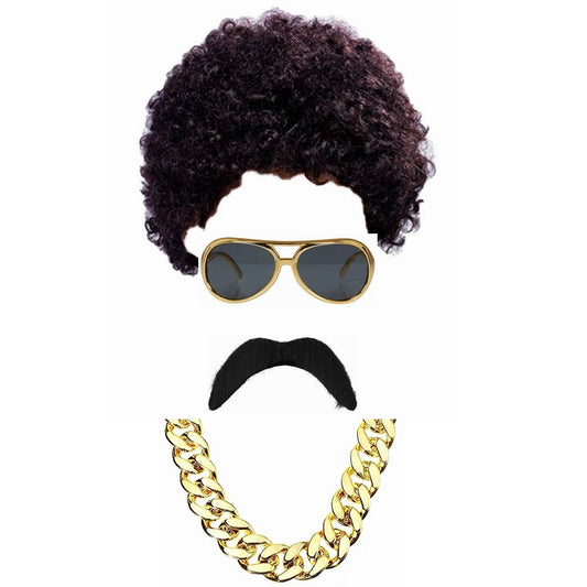Adult 1970s Disco Pimp Set