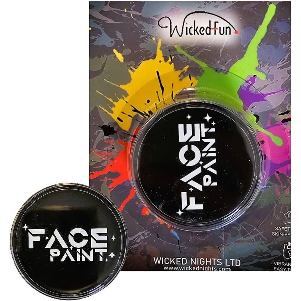 Halloween Black Face Paint Make Up