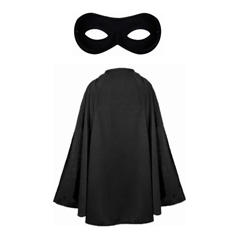 Adult 40cm Super Hero Capes & Eye Masks