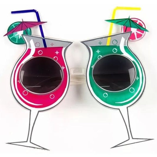 Novelty Cocktail Plastic Sunglasses
