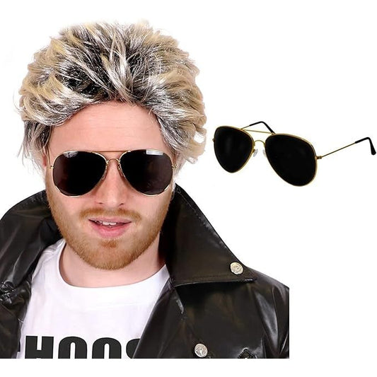 1980's Pop Star George Michael Wig Sunglasses