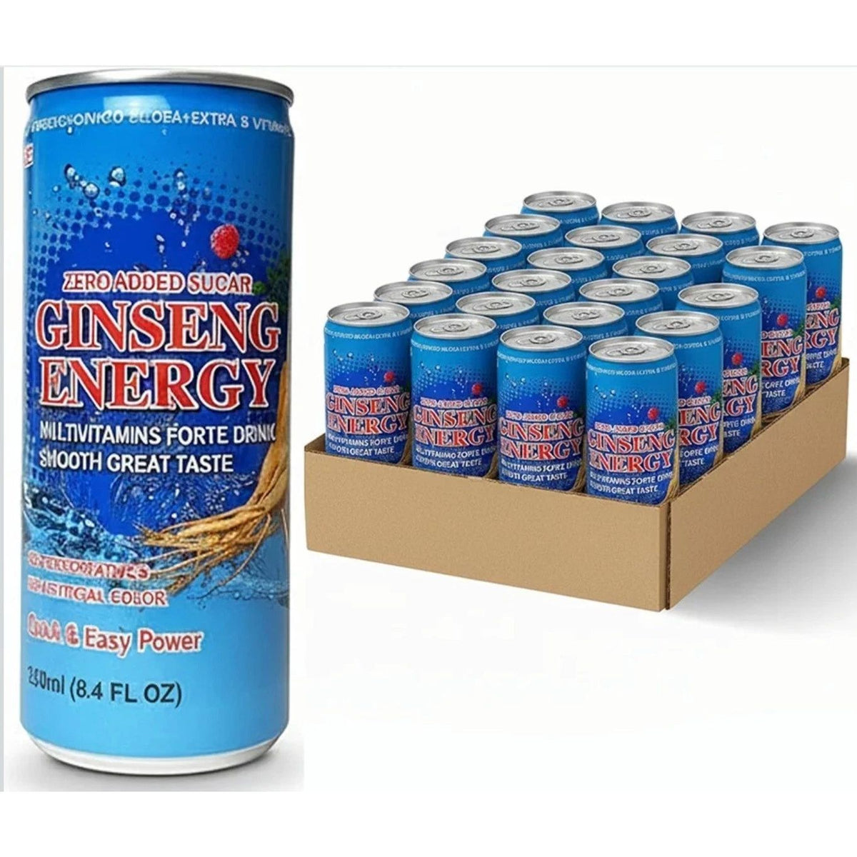 Ginseng Energy Drink - 24 x 250ml (8.4 FL OZ)