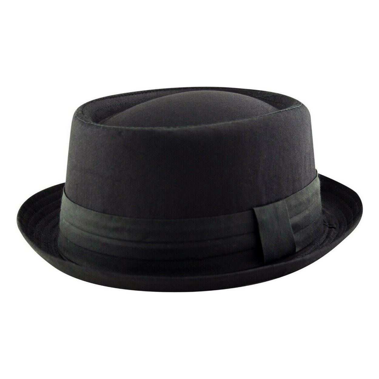 Breaking Bad Walter White Black Heisenberg Pork Pie Hat - Manchester Fancy Dress