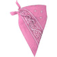 Ladies Pink Cowboy Stetson Hat with Choice of Paisley Bandana Set - Manchester Fancy Dress