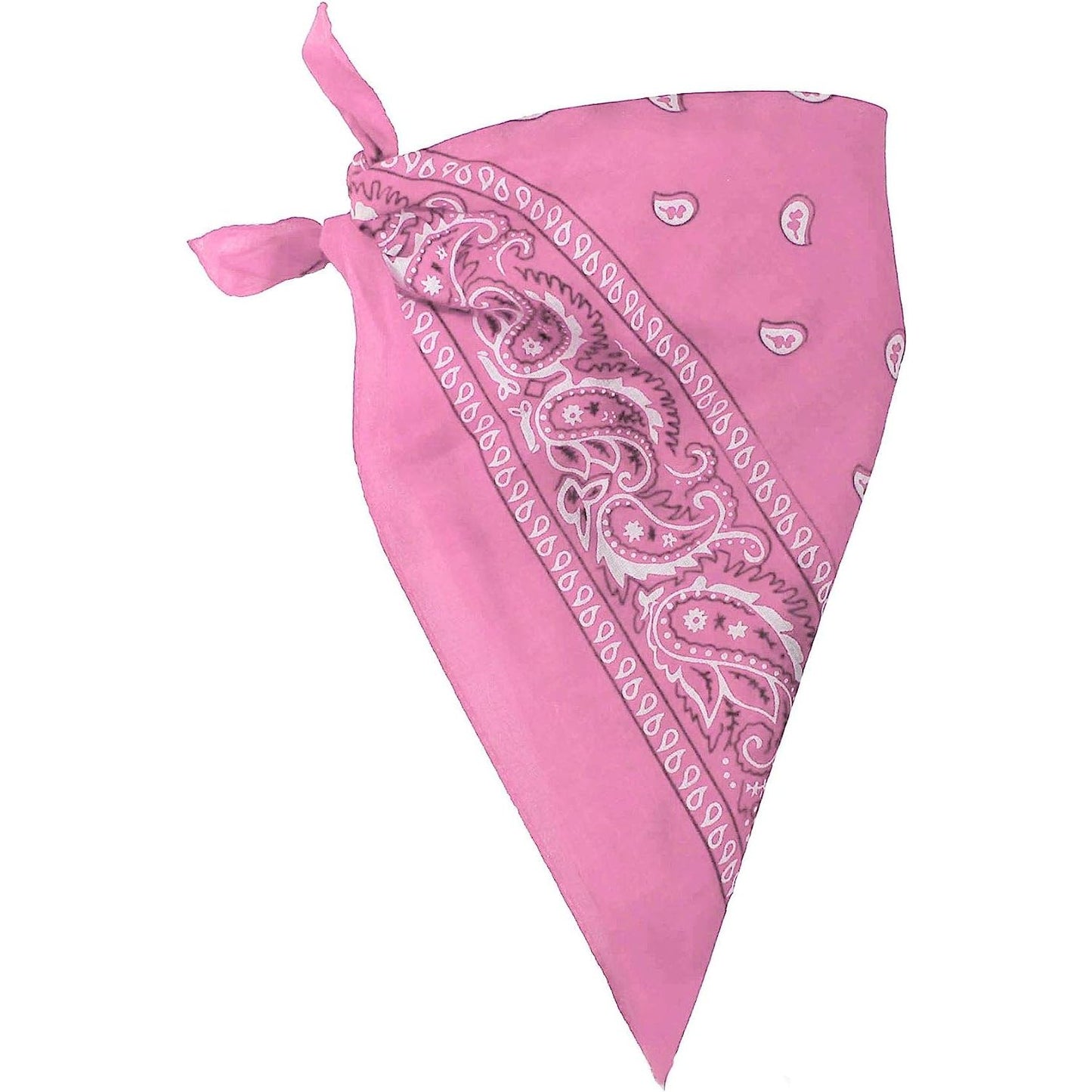 Ladies Pink Cowboy Stetson Hat with Choice of Paisley Bandana Set - Manchester Fancy Dress