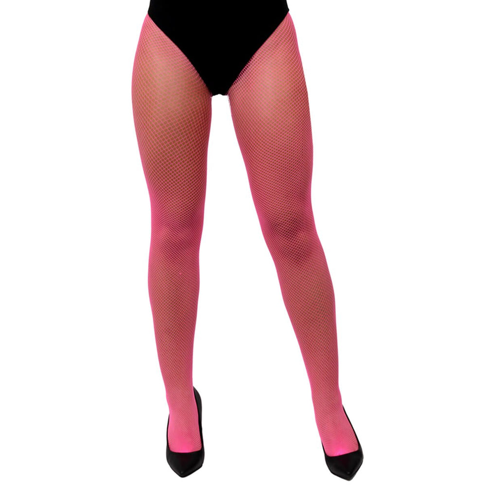 Ladies Neon 1980s Fishnet Tights - Manchester Fancy Dress