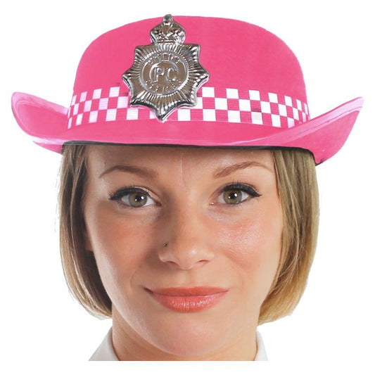 Ladies Pink WPC Police Hat