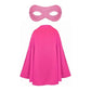 Adult 40 Inches Super Hero Capes & Eye Masks