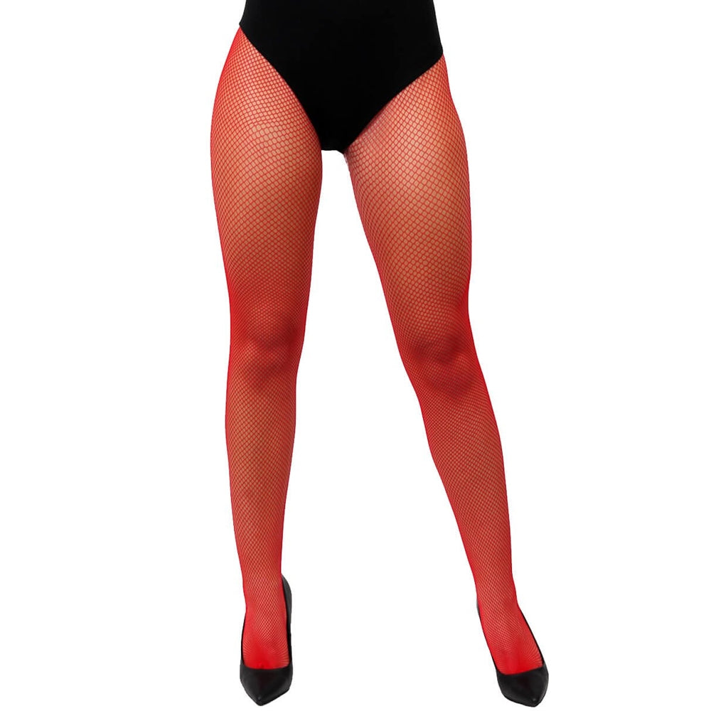 Ladies Neon 1980s Fishnet Tights - Manchester Fancy Dress