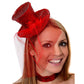 Mini Sequined Top Hat Fascinator Headband