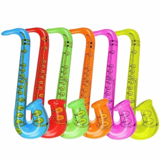 Inflatable Blow Up Saxaphone Musical Instrument 75cm