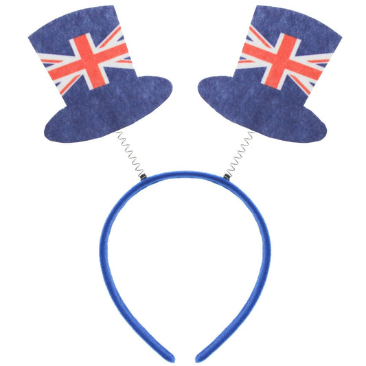 Union Jack Top Hat Headband - Manchester Fancy Dress