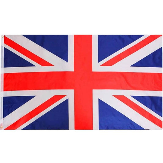 5ft x 3ft Union Jack British Flag with Eyelets
