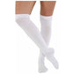 Plain Red Black White Grey Over the Knee Socks UK 4-6