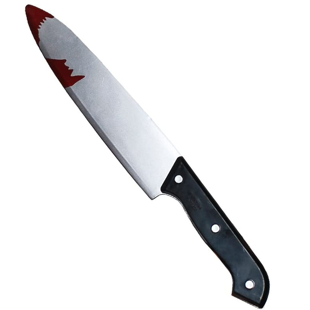 Halloween Plastic Bloody Knife - Manchester Fancy Dress