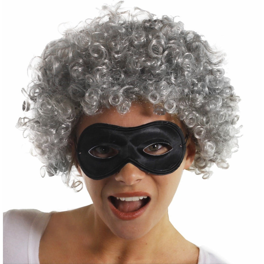 Adult's & Child's Grey Gangsta Granny Curly Wig - Manchester Fancy Dress