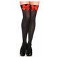 Hold Up Stockings with Satin Bows - Manchester Fancy Dress