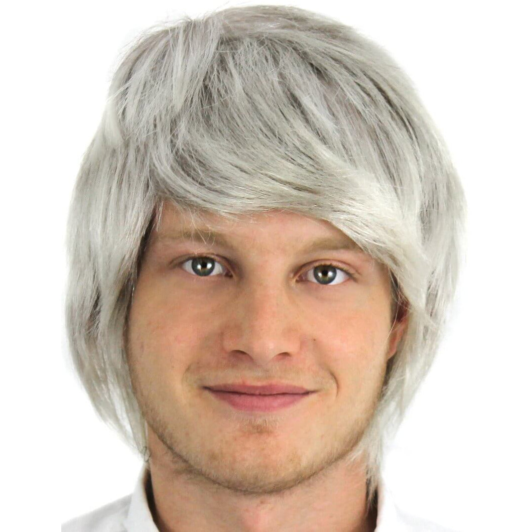 Men's Short Ginger Brown Black Blonde Silver Wigs - Manchester Fancy Dress