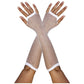 1980's Long Neon Fishnet Gloves - Manchester Fancy Dress