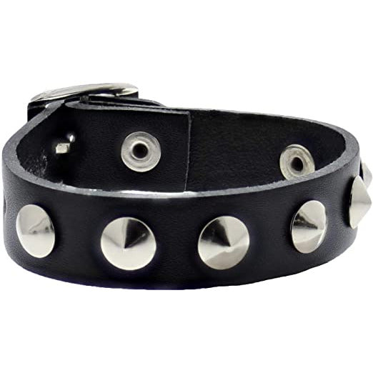 1980's Punk Wristband with Metal Studs - Manchester Fancy Dress