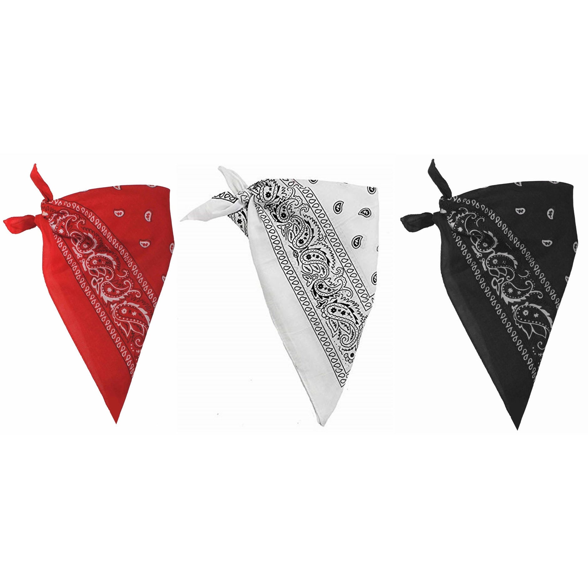 Paisley Design Cotton Bandana - Manchester Fancy Dress