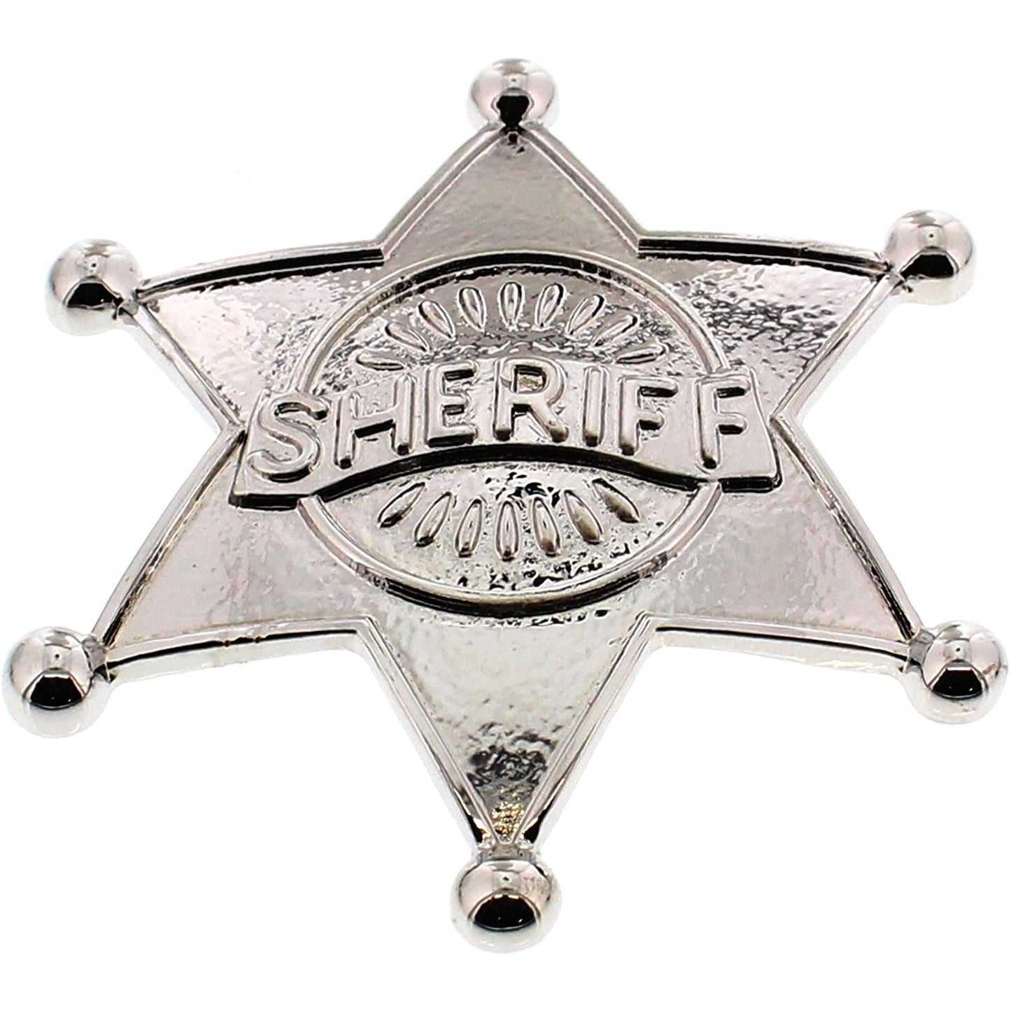 Silver Sheriff Badge - Manchester Fancy Dress