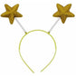 Glitter Star Head Boppers Gold or Silver - Manchester Fancy Dress