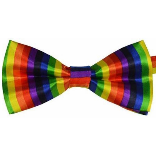 Rainbow Bow Tie - Manchester Fancy Dress