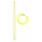 1980's Rave Neon Plastic Beads & Earrings - Manchester Fancy Dress